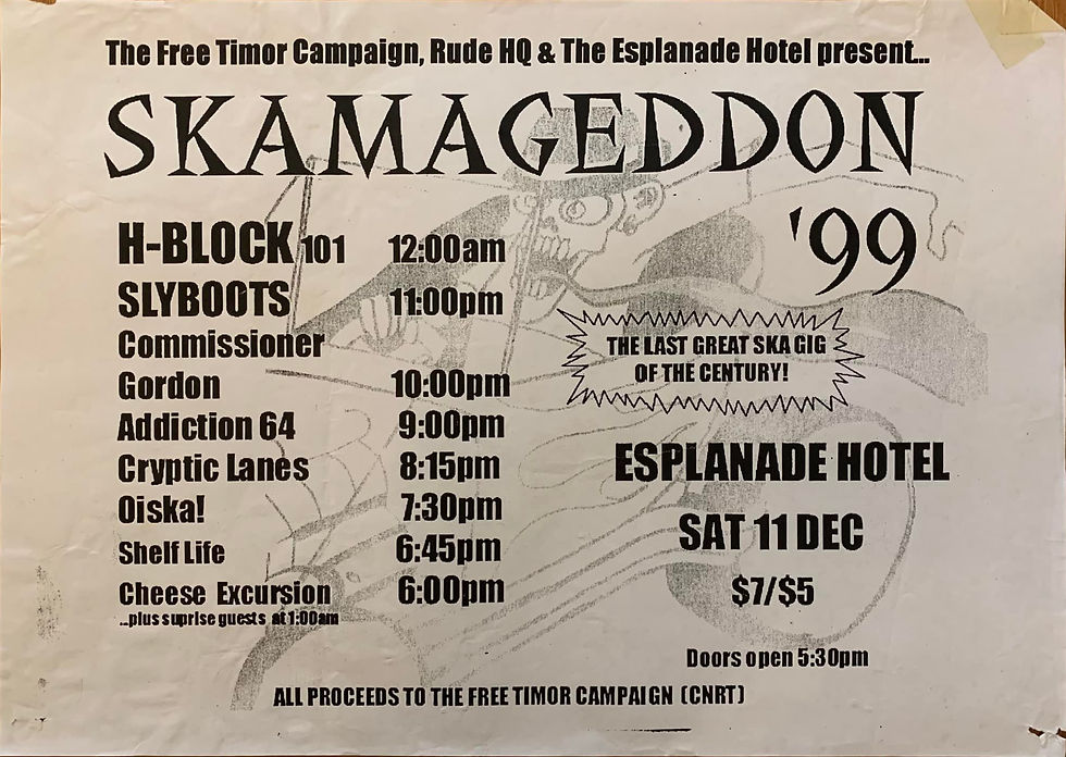 Skamageddon '99 Poster