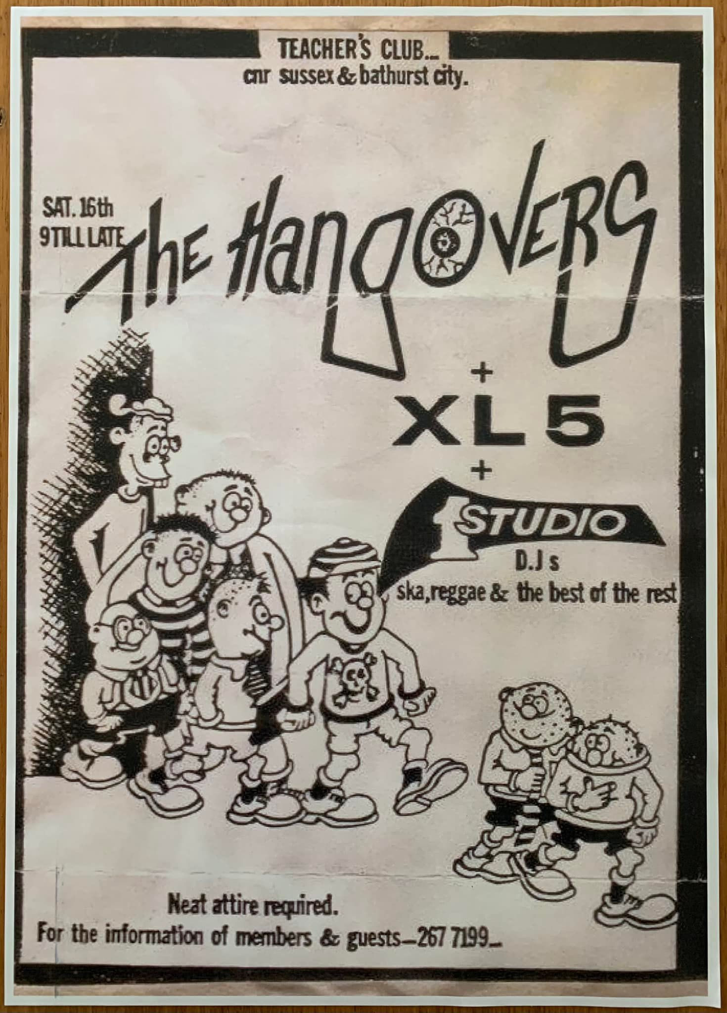 The Hangovers, XL5, ! Studio DJ's at The Teachers Club