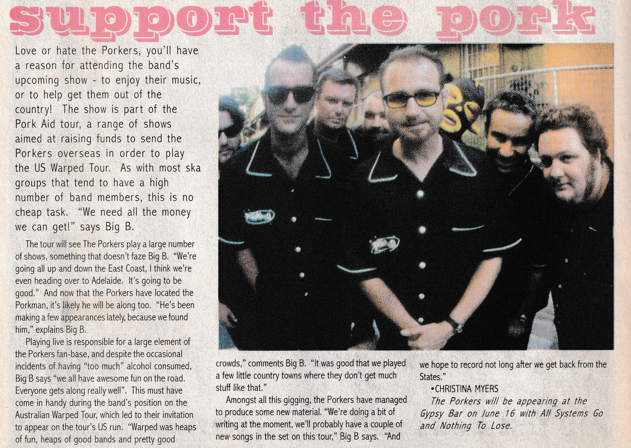 The Porkers - Support the Pork