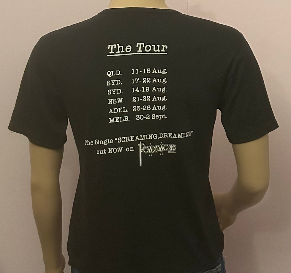 Thumbnail: Allniters Musicians Impossible Tour T-Shirt back