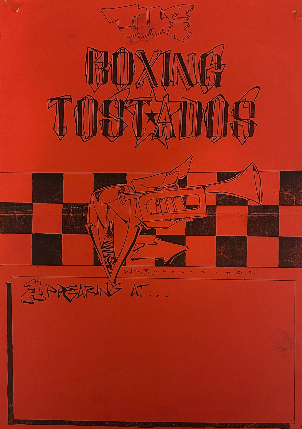 Unused Poster of The Boxing Tostados