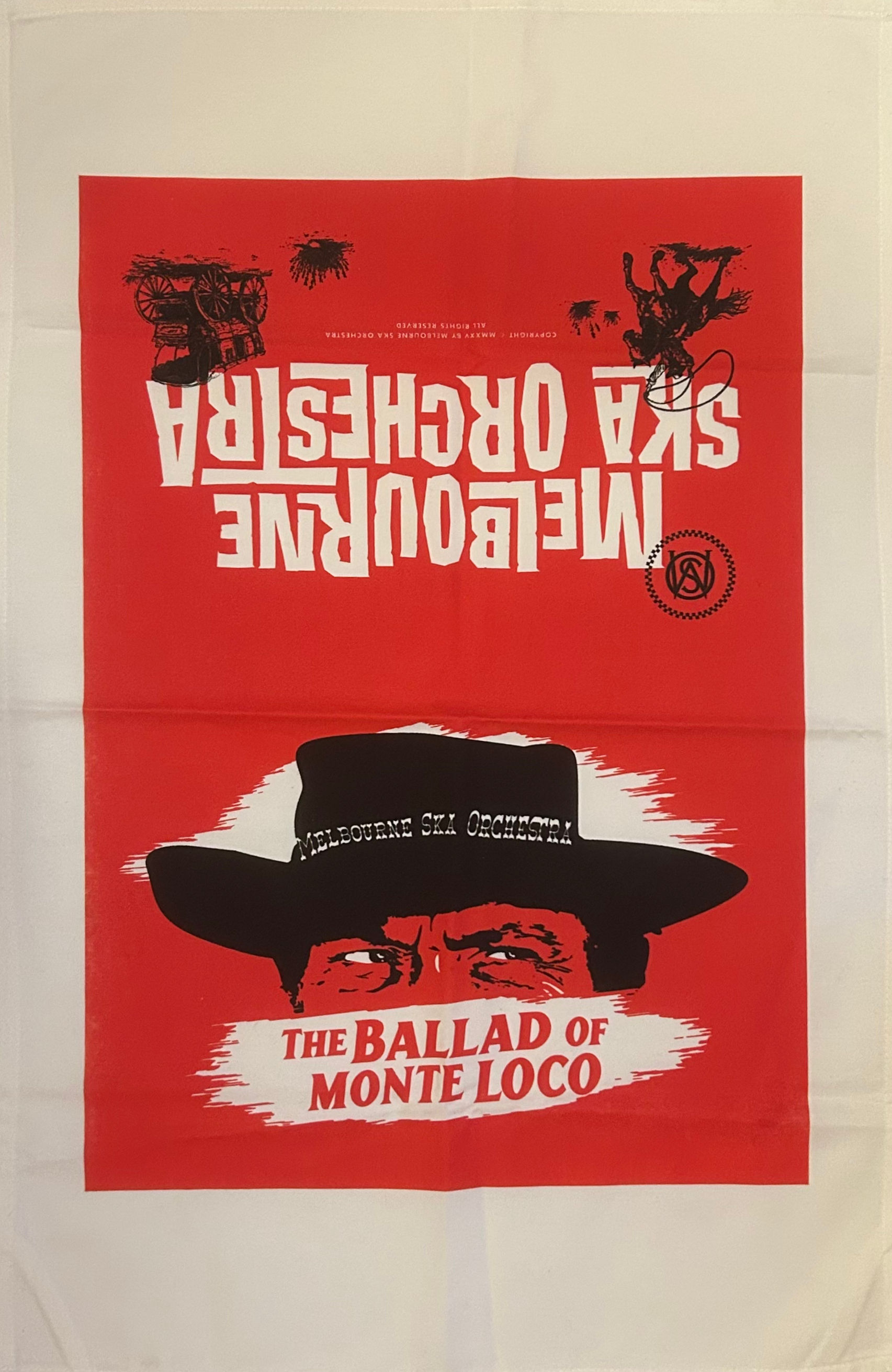 Melbourne Ska Orchestra - The ballad of Monte Loco Tea Towel