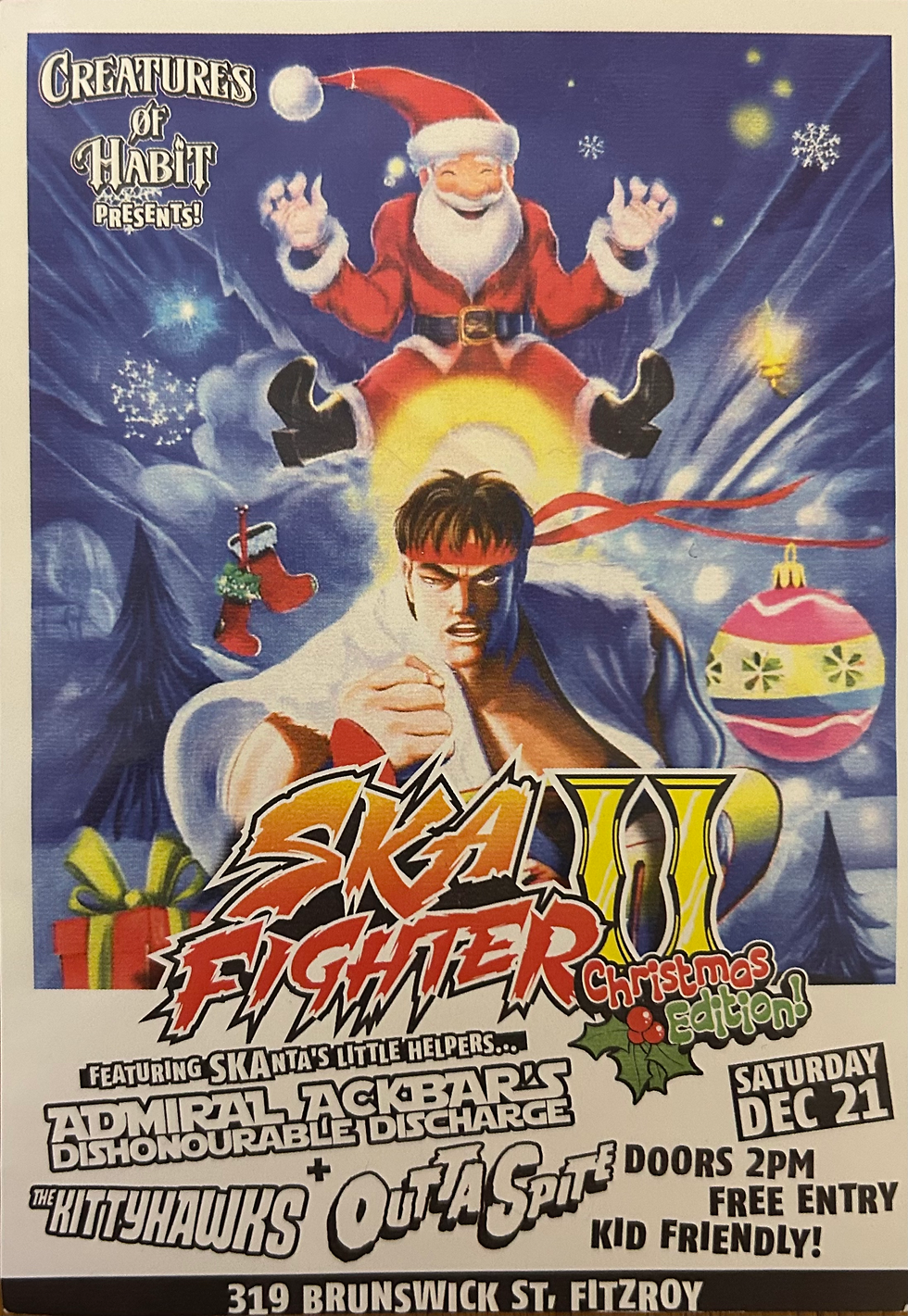 SKA FIGHTER II - Christmas Edition 21/12/2024 Flyer