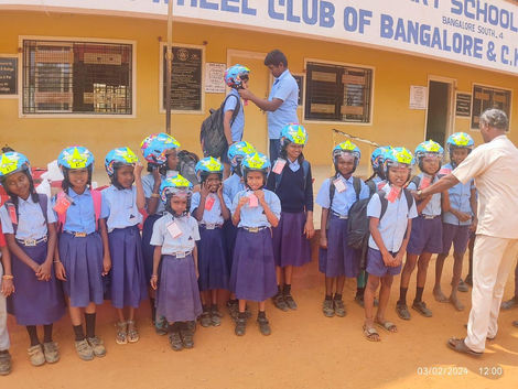 Geethanjali Trust Road safety awareness campaign Bengaluru