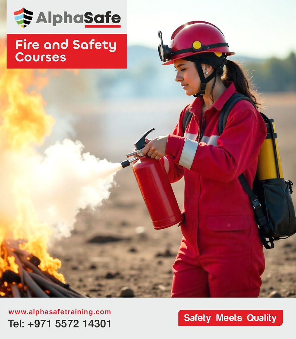 Firefighter skill training course dubai