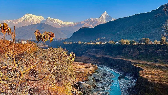 Nepal Seti Gandaki Rive Bandipur 