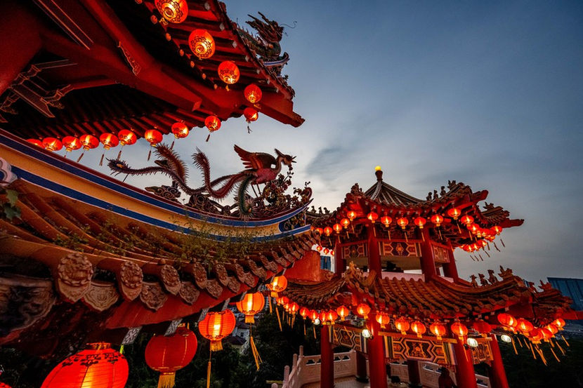 Rich Chinese culture: heritage of traditions, art, cuisine, and customs spanning millennia.