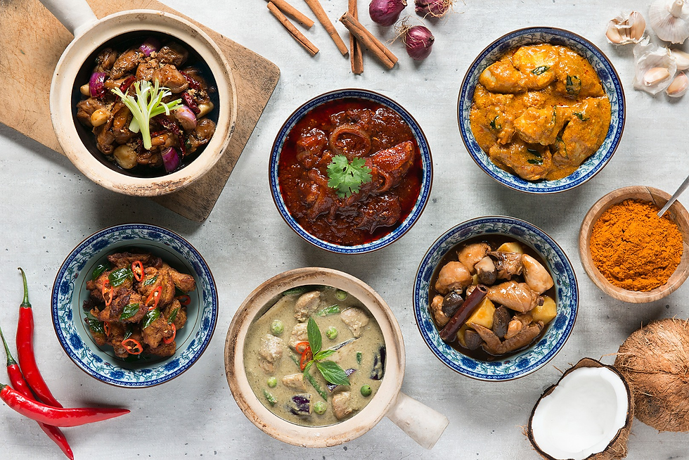 Culinary Delights at Baba Nyonya Restaurant: Exploring the rich flavors of Peranakan cuisine.