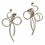 Thumbnail: Jewelry - Melody Accessory 蝴蝶絲帶水鑽耳環