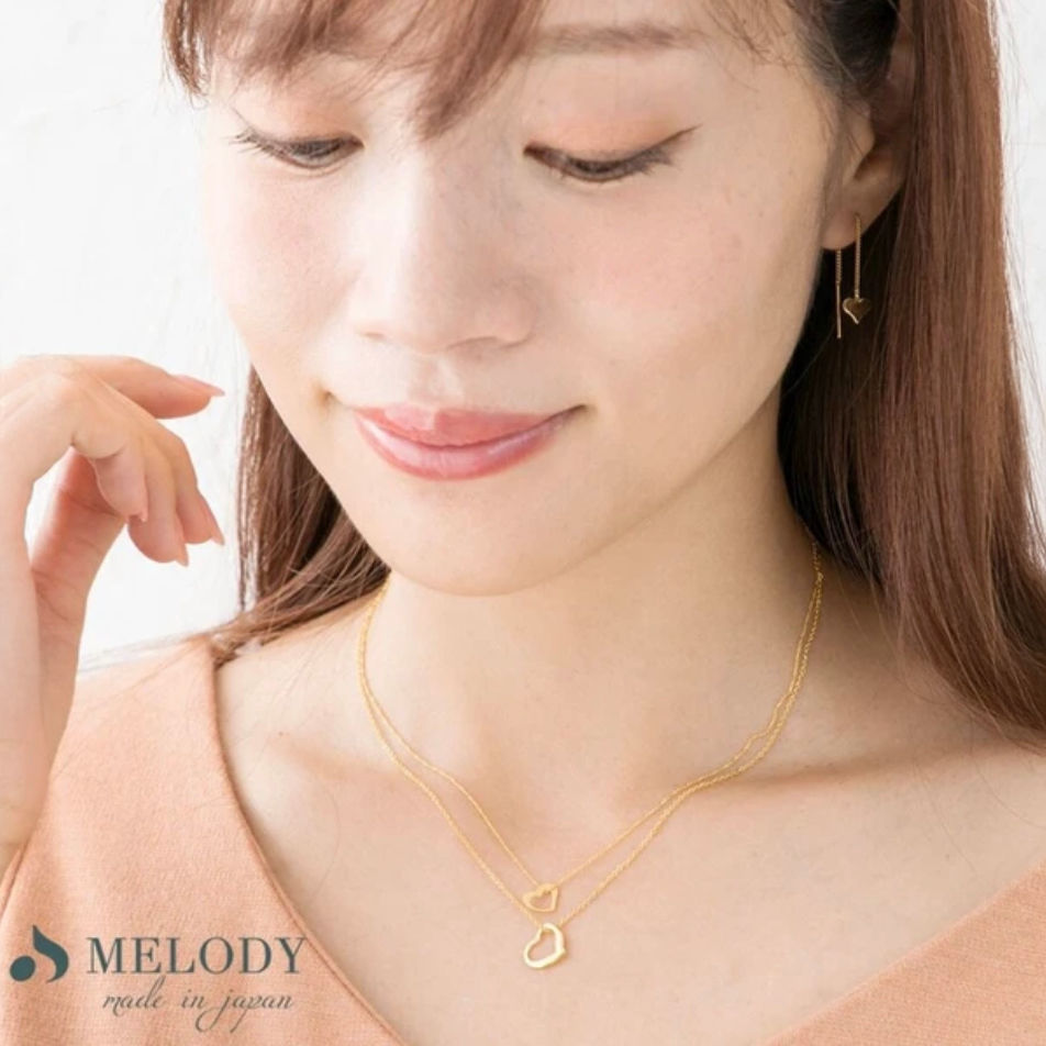Thumbnail: Jewelry - Melody Accessory 雙心形吊墜頸鍊