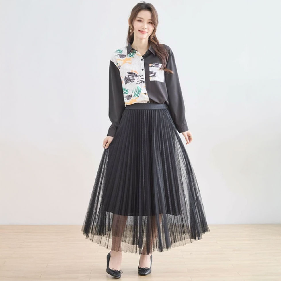 Thumbnail: 時尚服飾 - 塗鴉條紋恤衫