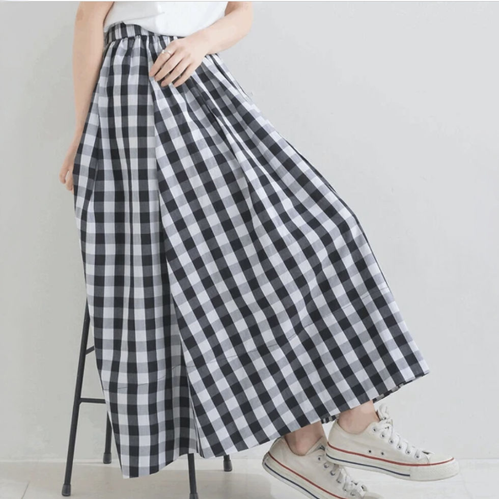 Thumbnail: 時尚服飾 - 褶襇款橡筋腰長裙