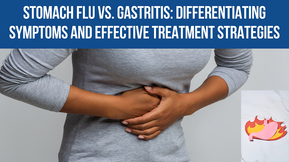 Stomach Flu vs. Gastritis
