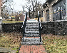 Stone stairs and walk way