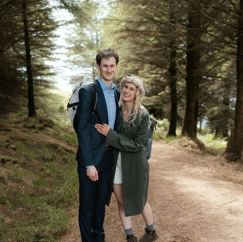 Wedding in the woods