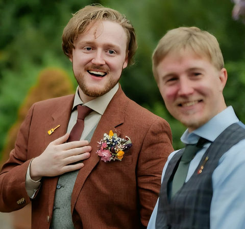 wild flower wedding buttonhole
