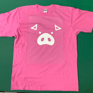 ブタ好きさん必見！シンプルなラインでデザインされたブタフェイスがインパクト抜群。普段使いはもちろん、イベントやペアルックにもおすすめのTシャツです。