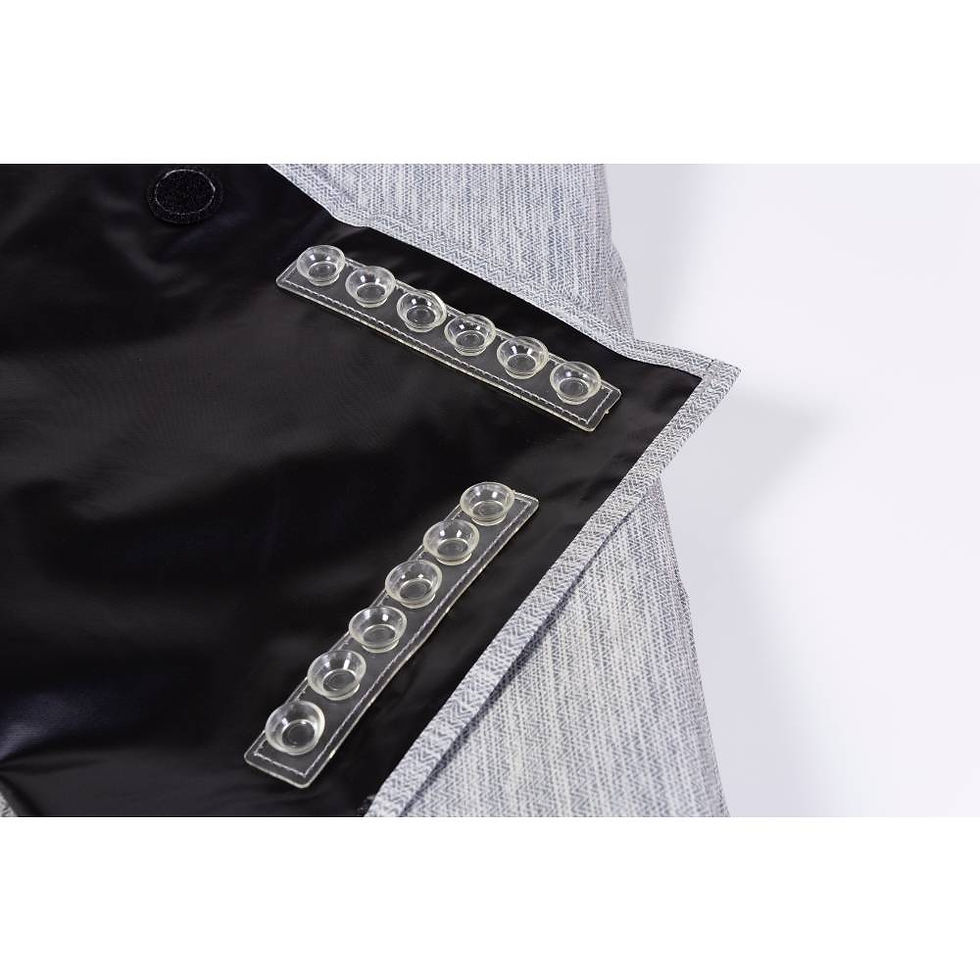 Thumbnail: Purflo Total Eclipse Portable Blackout Blind - Grey