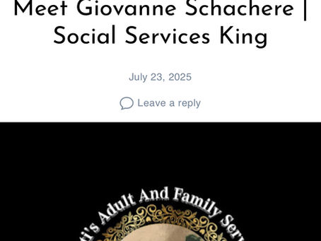 🔥 Featured In Shoutout LA: Meet Giovanne Schachere – “Social Services King”