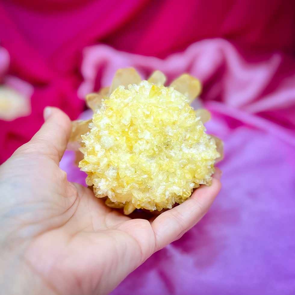 Thumbnail: Yellow Chromium Quartz Specimen