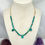 Thumbnail: Turquoise Drops Chain Necklace