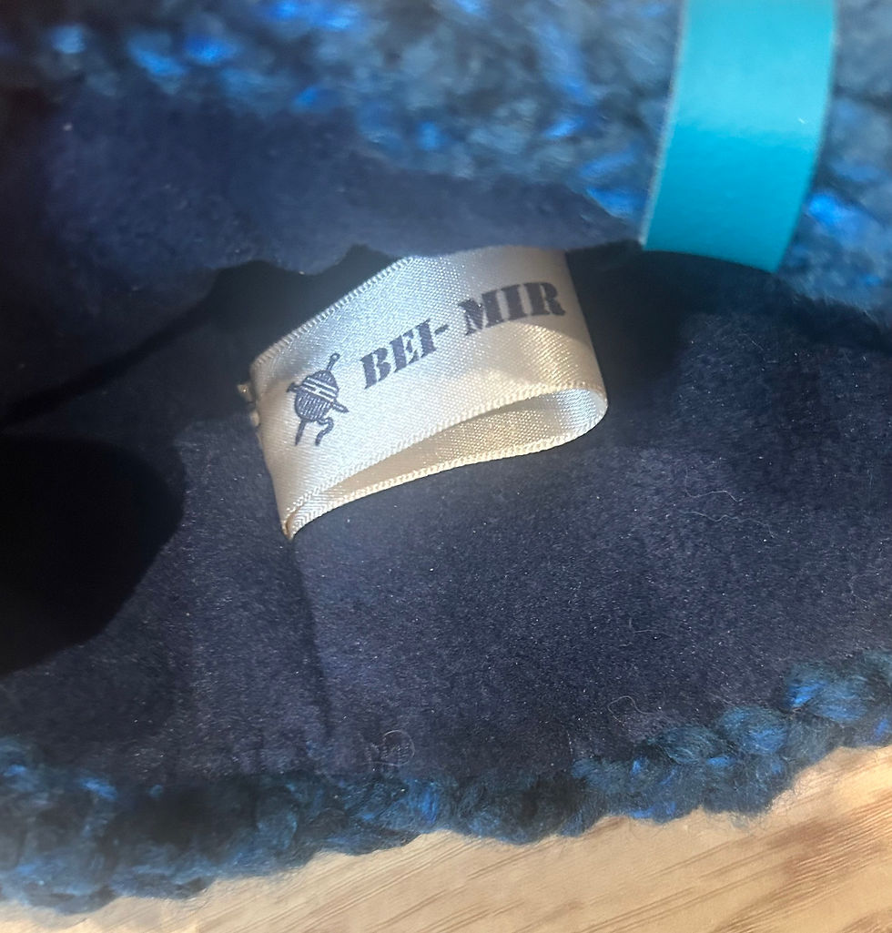 Thumbnail: Handknitted Headbands in hand-dyed merino wo