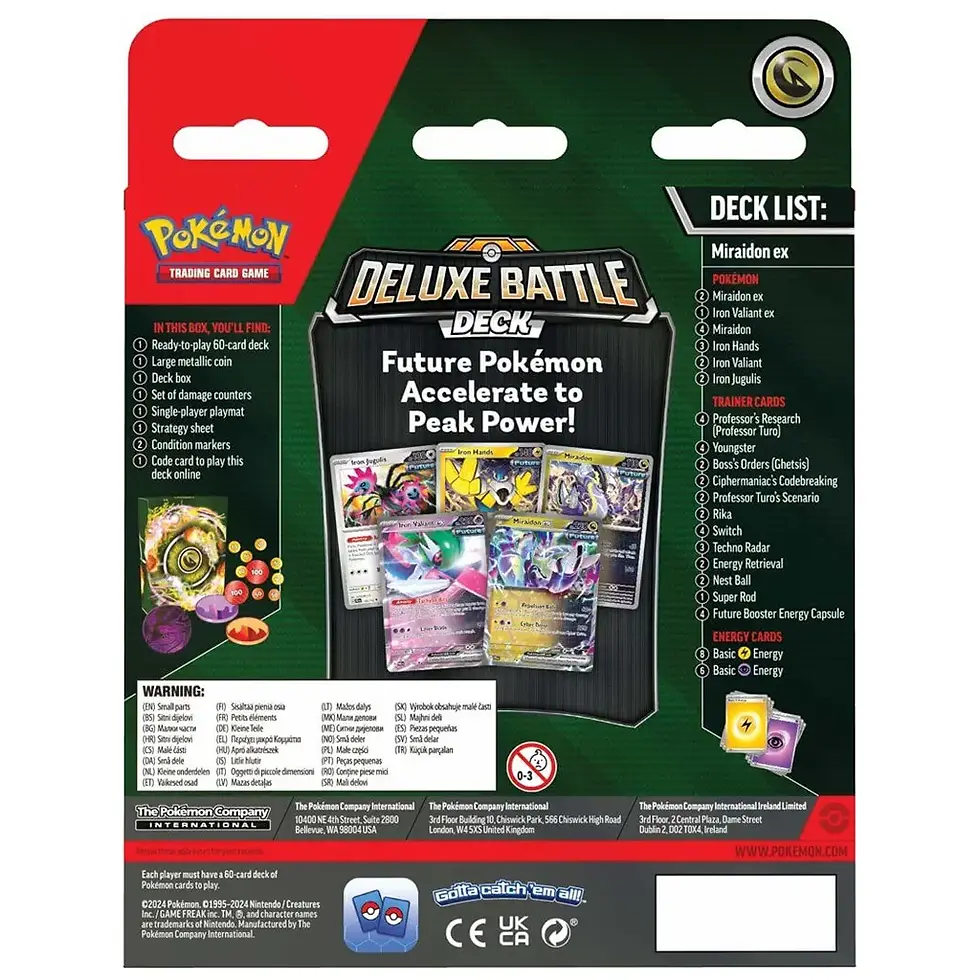 Thumbnail: Deluxe Battle Deck - Miraidon ex / Koraidon ex
