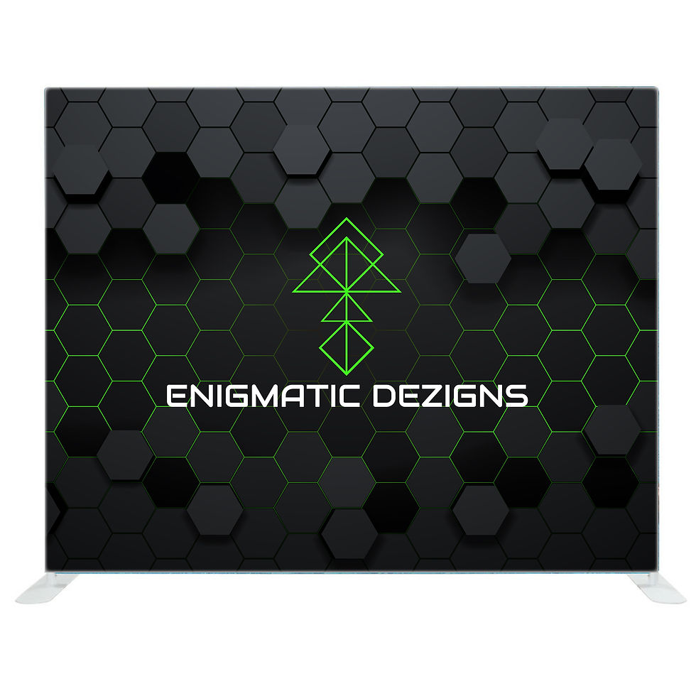 EDZ 10 ft. Fabric Display Straight Double-Sided (Graphic Package)