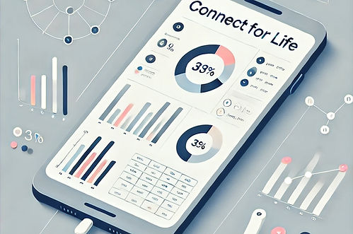 AI generated image of Connect for Life Mobile Application