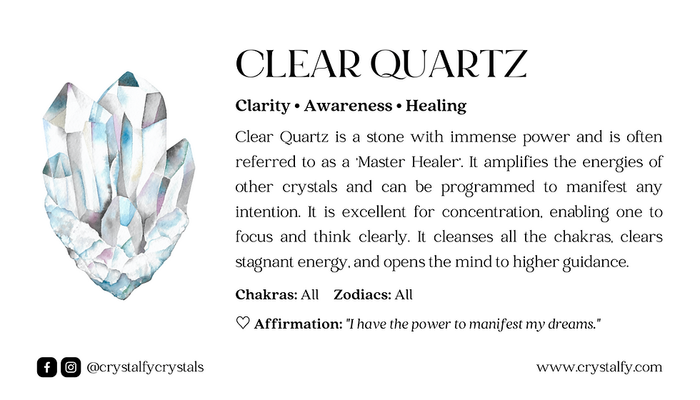 Thumbnail: Clear Quartz Druzy Crystal Gratitude Grip for Manifestation
