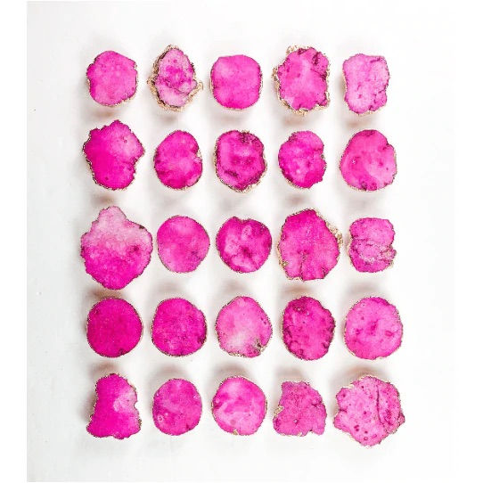 Thumbnail: Pink Druzy Crystal Phone Grip & Stand