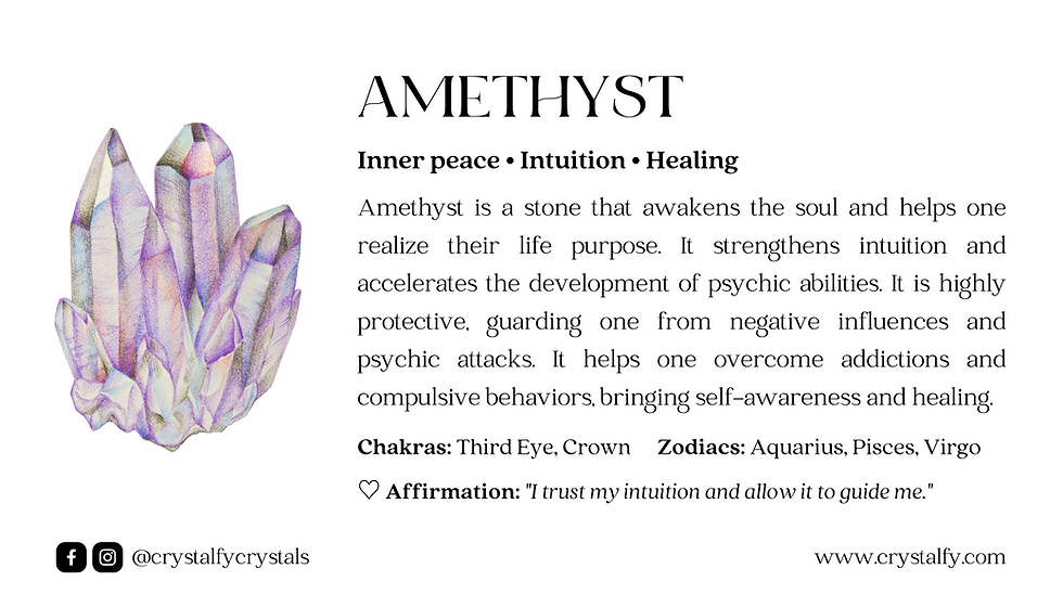 Thumbnail: Crystal Phone Strap Handle with Amethyst Gemstone & Silver Strap