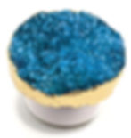 Blue Sparkly Glitter Druzy Geode Crystal Phone Grip & Stand