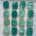 Thumbnail: Green Fluorite Gold Edge Genuine Crystal Phone Grip & Phone Stand