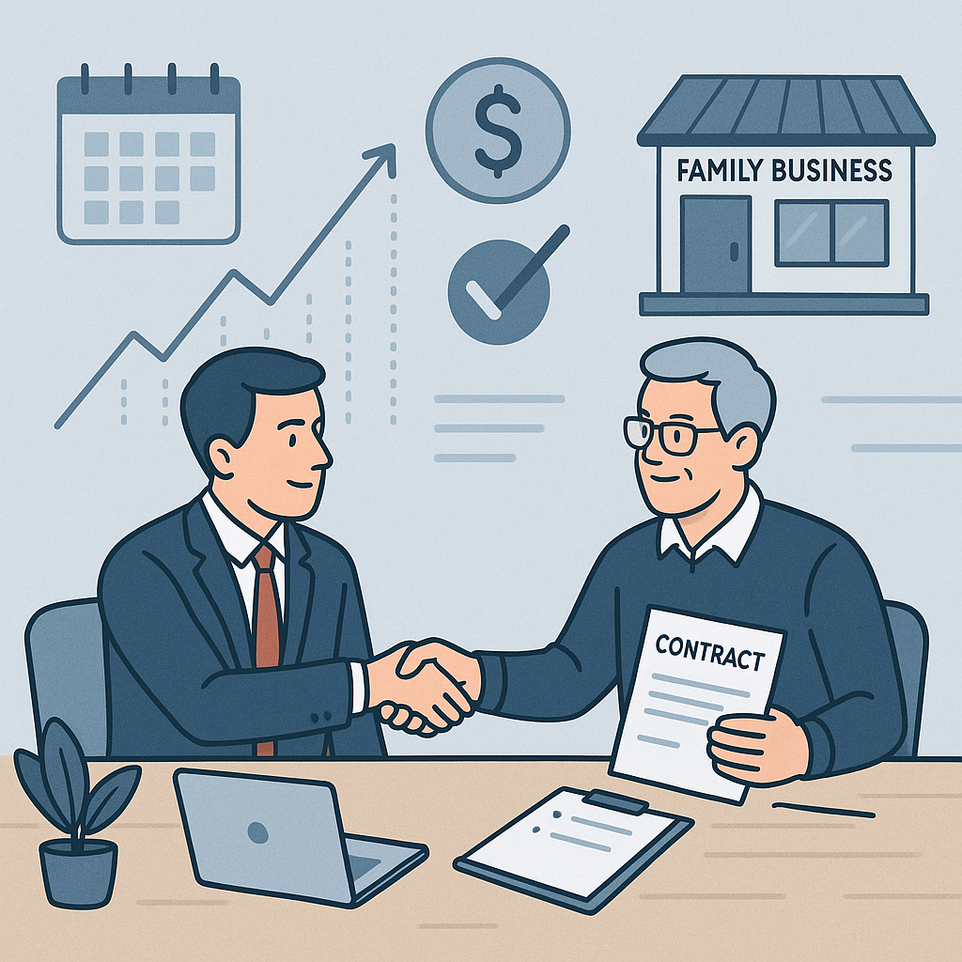 Guía para el proceso de compra en una empresa familiar