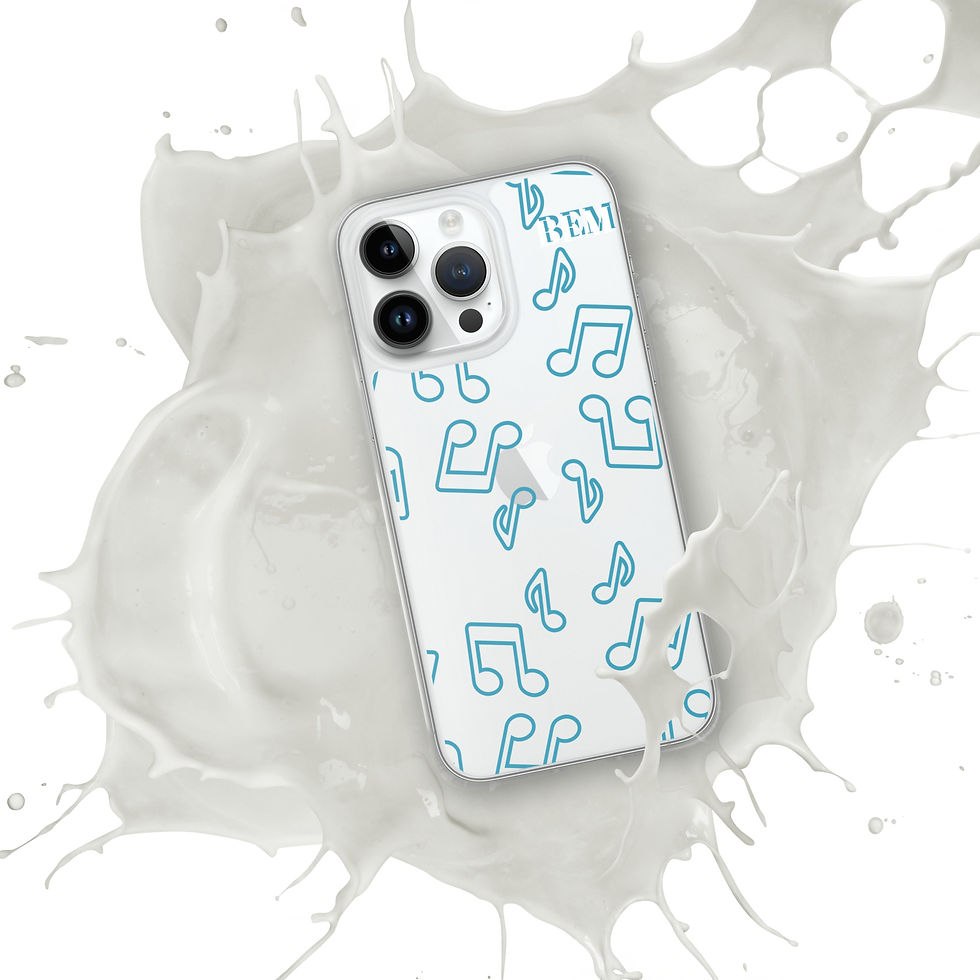 Thumbnail: BEM music note Clear Case for iPhone®