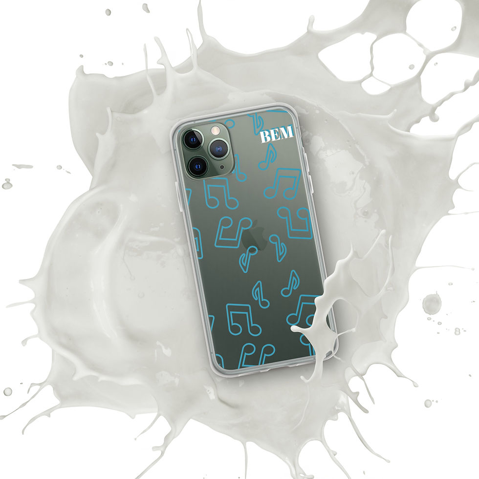 Thumbnail: BEM music note Clear Case for iPhone®