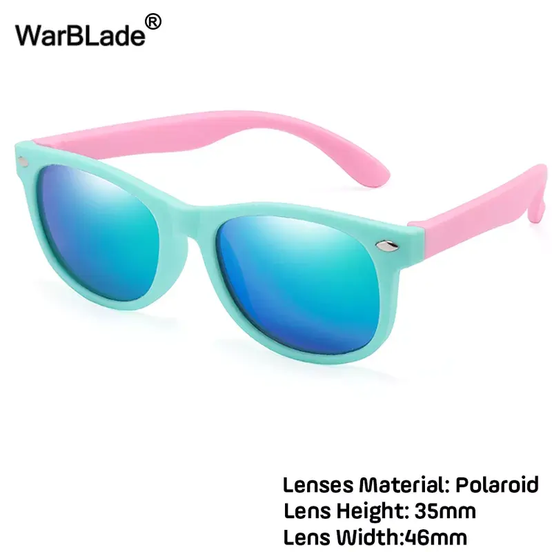 Thumbnail: WarBlade Fashion Kids Sunglasses Children Polarized Sun Glasses