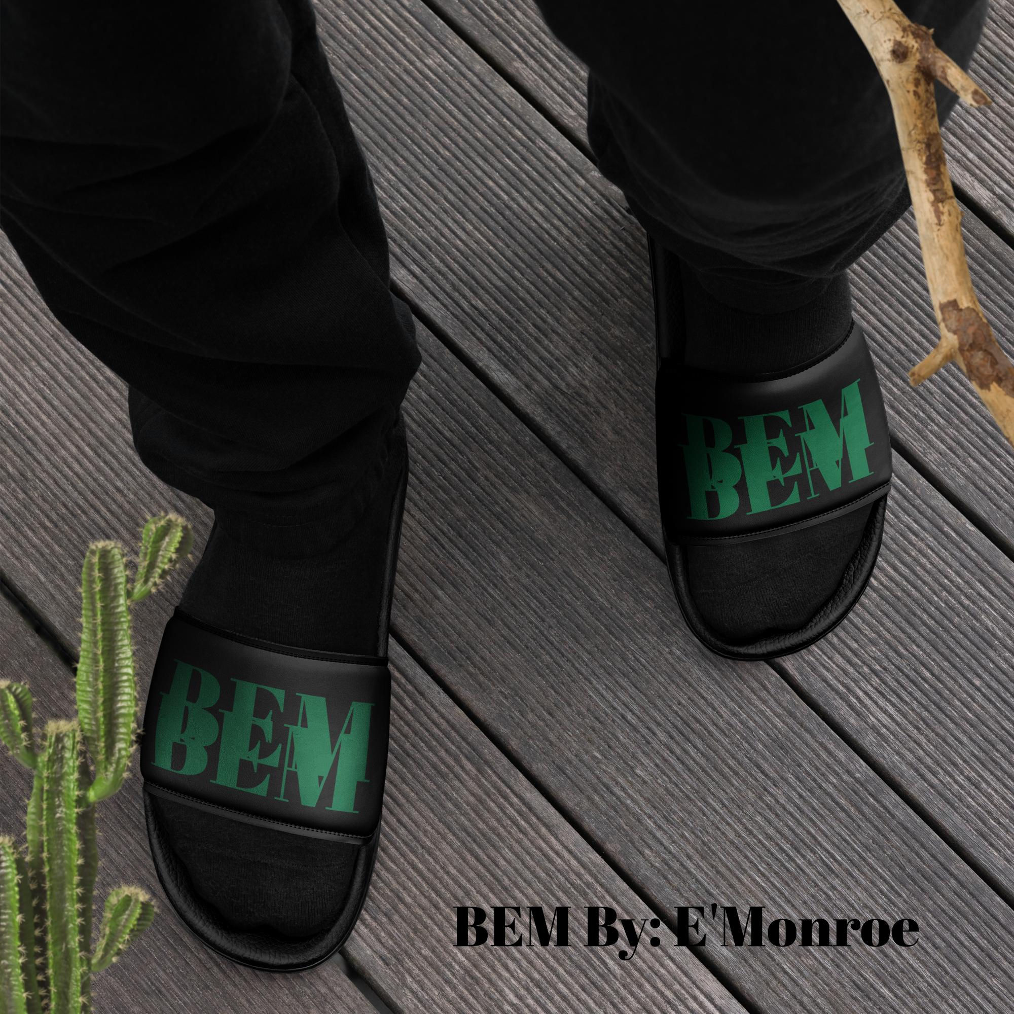 BEM green/Black Men’s slides
