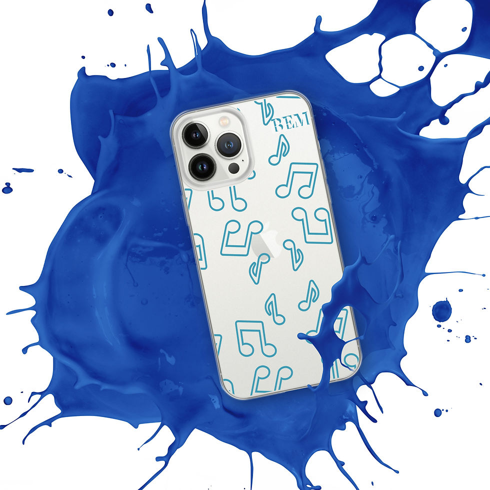 Thumbnail: BEM music note Clear Case for iPhone®