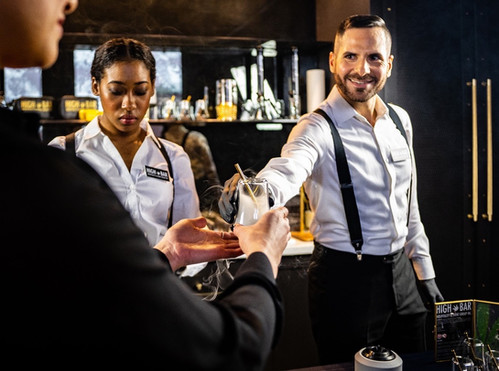 HIGH BAR | Mobile Cannabis Bar Weddings Corporate Event Catering Toronto Canada Hospitality Mobile Cannabis Lounge Services Weddings Private Corporate Events Canada Birthday Party Sommelier  Cannabar Event  Vancouver YYZ Calgary cannabis infused beverages non-alcoholic  mocktails mixologist  Lucas Margulis  Alberta 