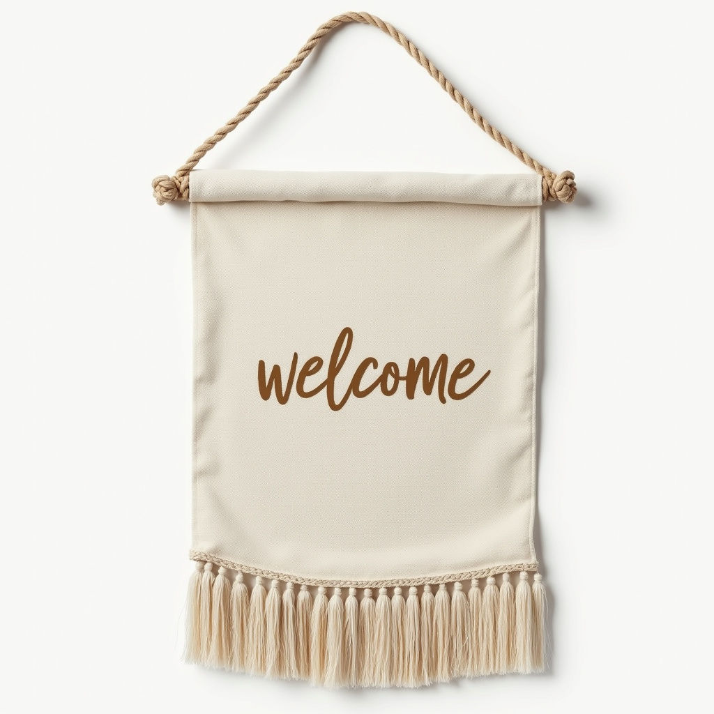 Banderole Bienvenue Tressée
