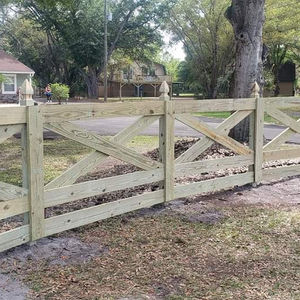 4' High Crossbuck Wood