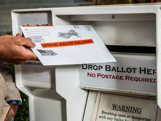 USPS Mail-in Ballot photo used courtest of NAACP.org