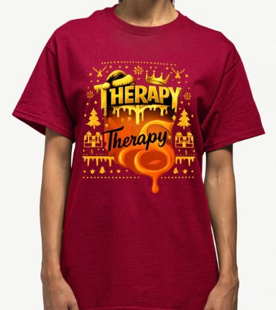Thumbnail: Therapy Christmas drip tee 