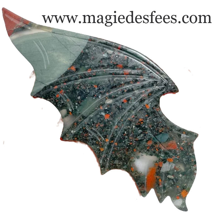 Miniature : Ange & Démon - African Bloodstone