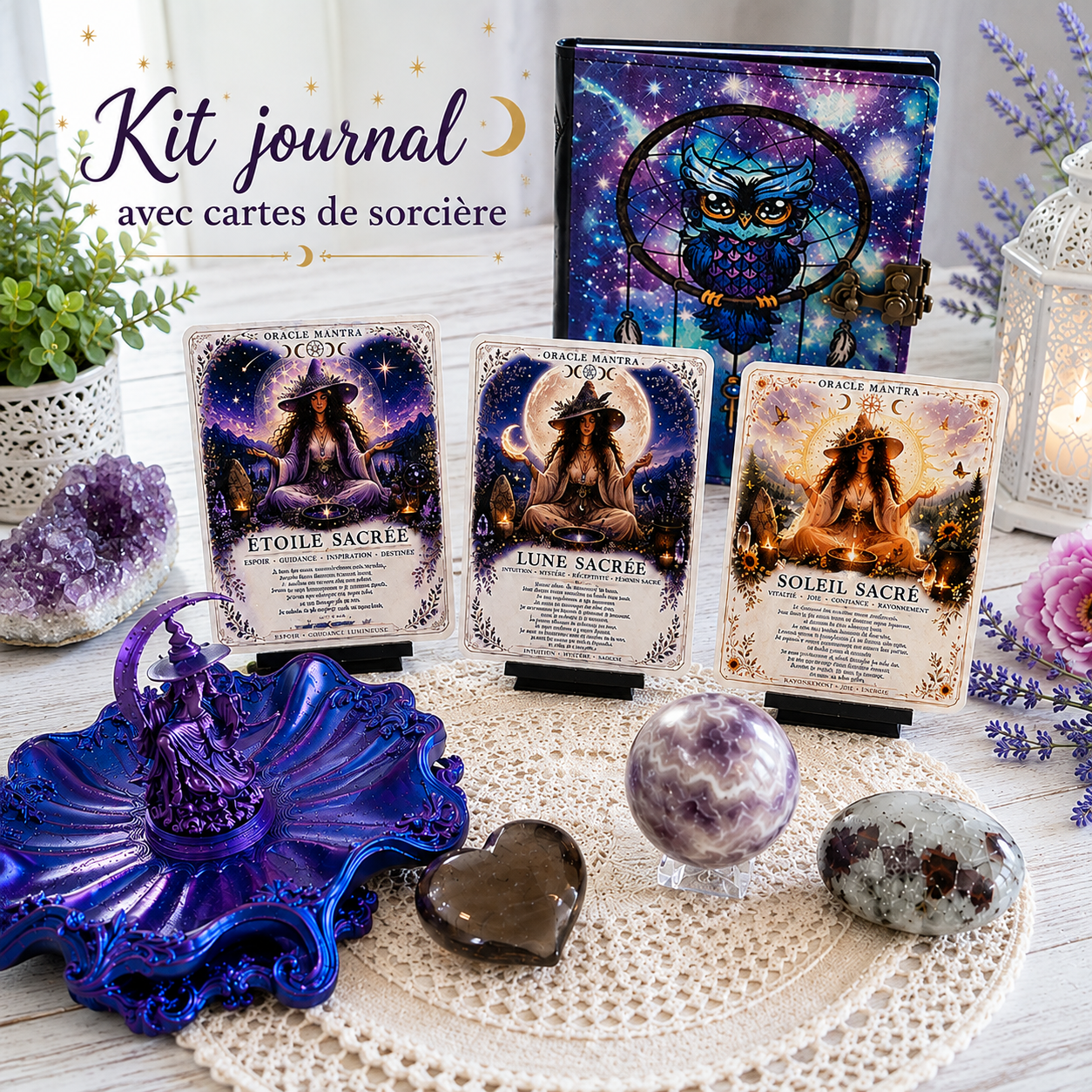 Kit Journaling – Les 3 Astres & la Magie de l’Intuition