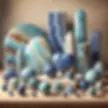 DALL·E 2025-04-24 17.17.07 - A realistic and artistic arrangement of polished larimar and