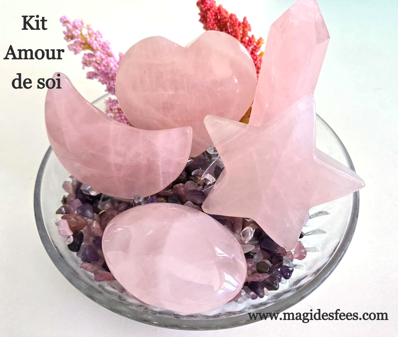 Kit Quartz Rose du Madagascar
