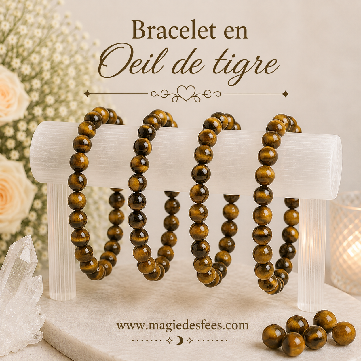 Bracelet en Œil de Tigre